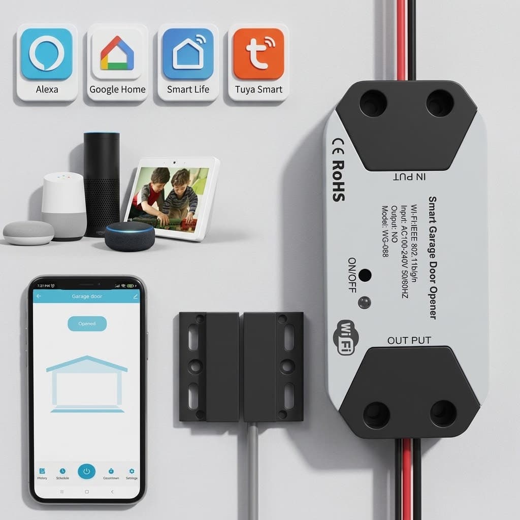 Smart garasjeportåpner Wi-Fi